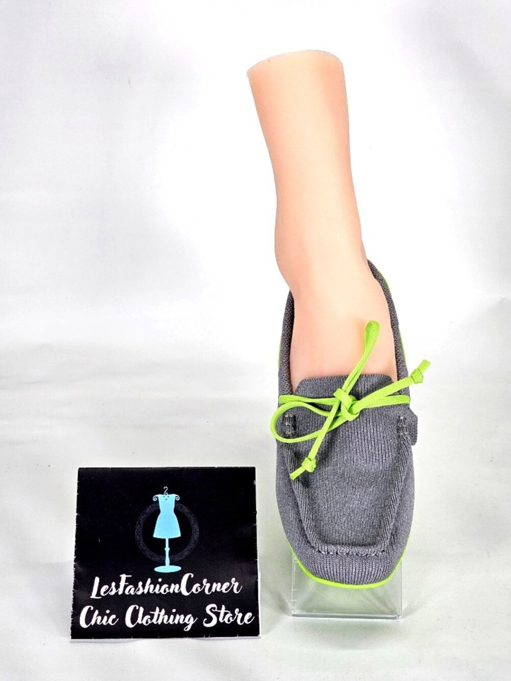 VIVAIA Women's Gray Green Square-Toe Jackie Slip On Driver Loafers Sz 5.5 148 - Picture 14 of 16